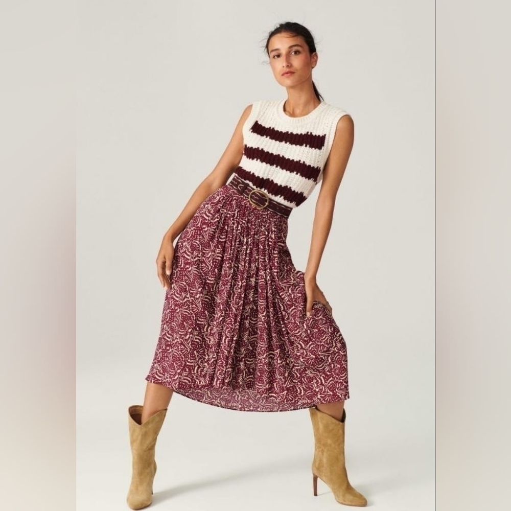 ba&sh NWT Jupe Lenny Raisin Skirt